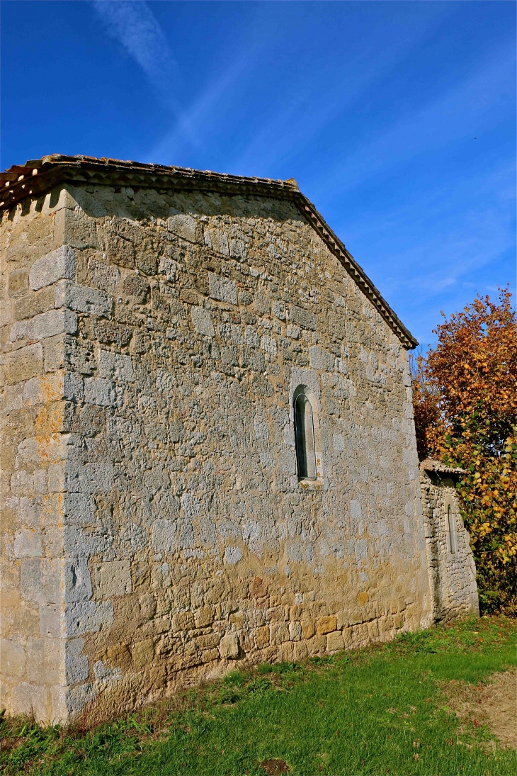 Le-chevet-de-l-eglise-saint-laurent-de-servole - Pellegrue