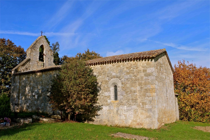 L-eglise-saint-laurent-de-Servole - Pellegrue