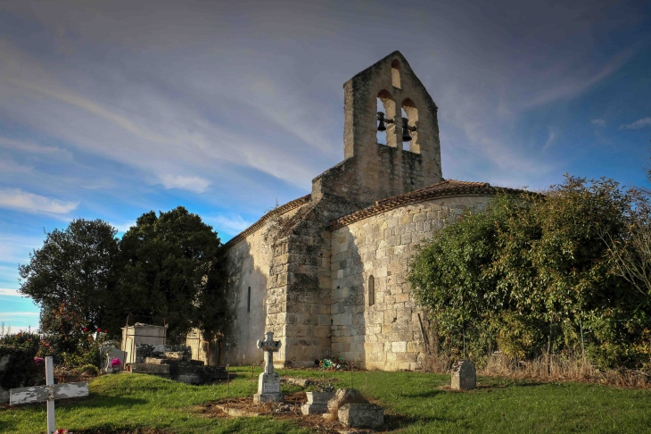 Eglise Saint Pierre à Génas - Pellegrue