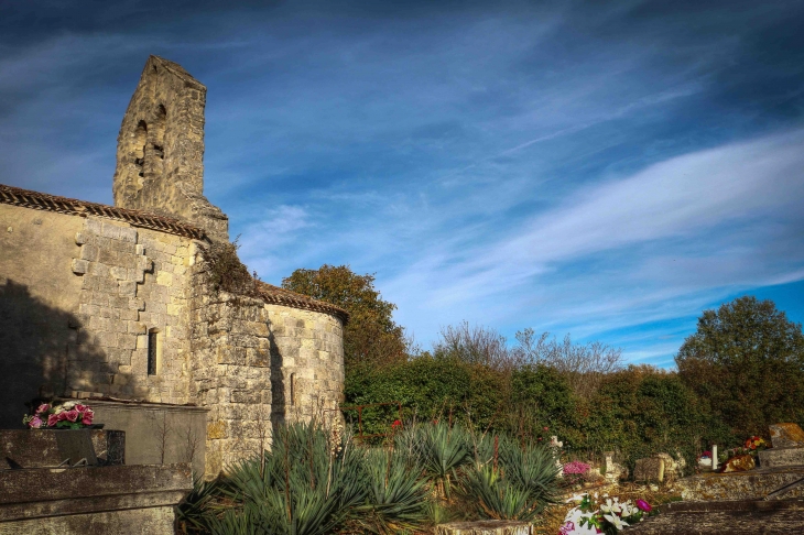 Eglise Saint Pierre à Génas - Pellegrue