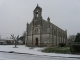 Photo suivante de Pessac-sur-Dordogne Le temple sous un paysage enneigé