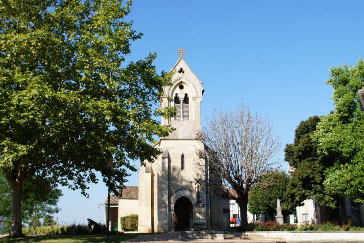 Eglise Saint Pierre, milieu XIXe siècle. - Porchères