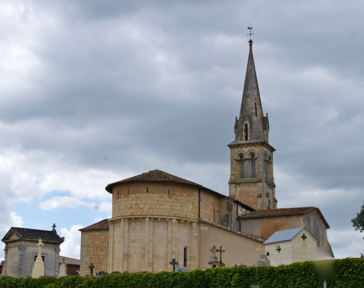 Le Chevet de l'église Saint-Martin. - Sadirac