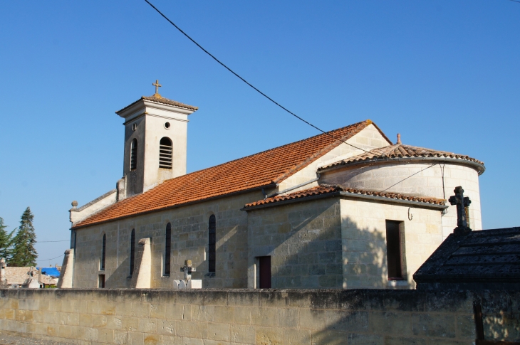 Le chevet de l'église. - Saint-Antoine-sur-l'Isle