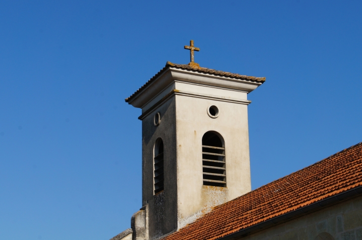 Le clocher de l'église. - Saint-Antoine-sur-l'Isle