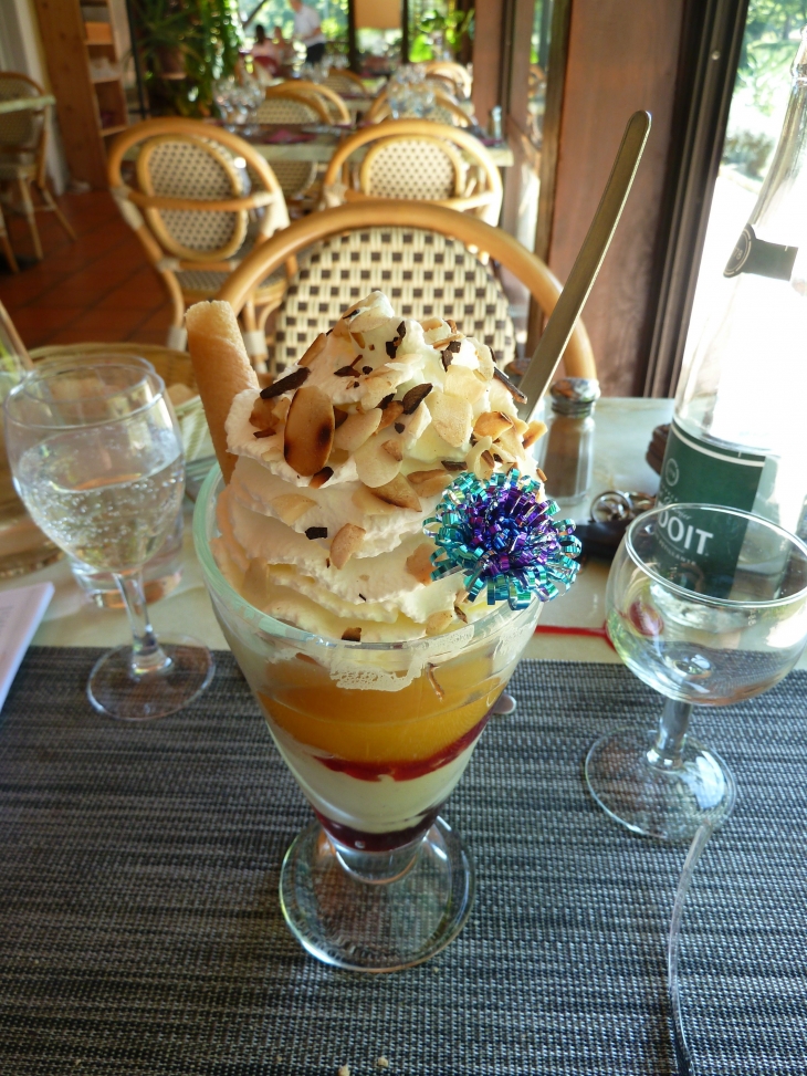 Assiette du restraurant. - Saint-Antoine-sur-l'Isle