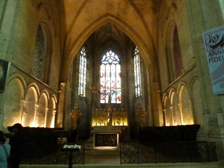 Le Choeur de l'église collégiale. - Saint-Émilion