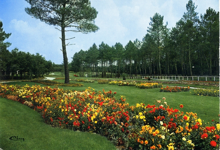 Parc du Val de L'Eyre (carte postale de 1970) - Salles