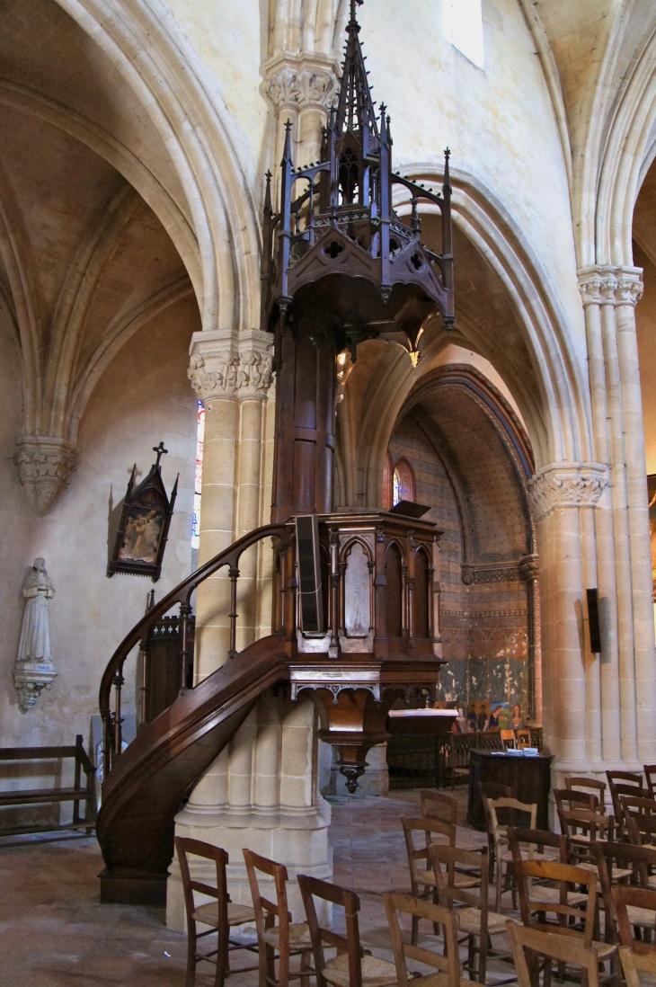 La Chaire de l'église Notre-Dame. - Sauveterre-de-Guyenne