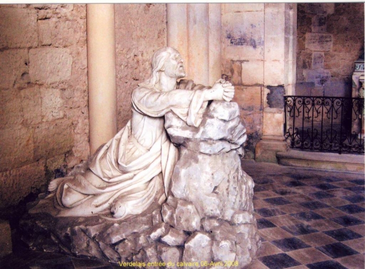 Le Christ de la Chapelle de l'Agonie (volé en 2004) - Verdelais