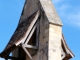 Le clocher-mur de l'église Saint-Jean-Baptiste.