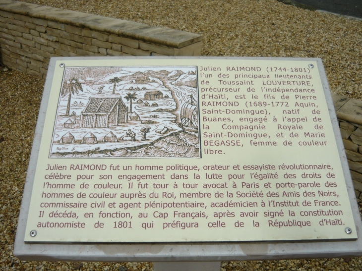 Plaque commémorative contre l'esclavage... - Buanes