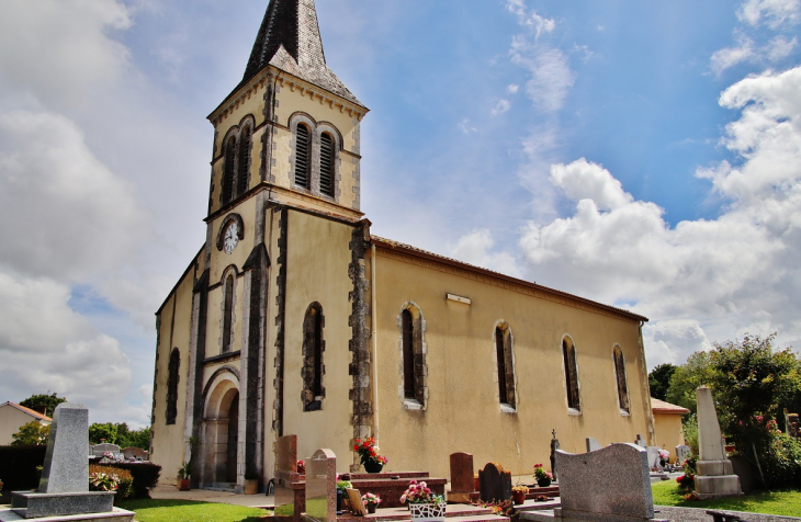 L'église - Castaignos-Souslens