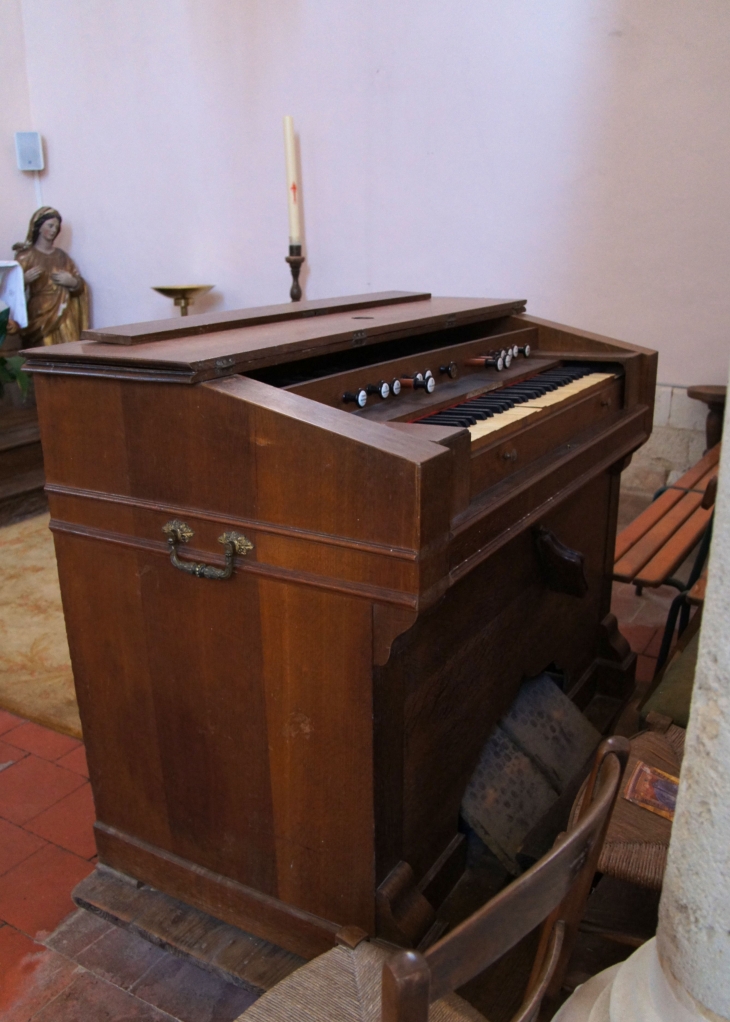 L'harmonium de l'église Saint-Barthélémy. - Créon-d'Armagnac