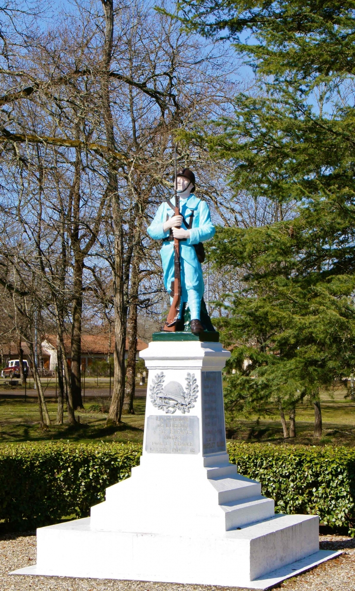 Le Monument aux Morts. - Lubbon