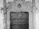 Photo précédente de Lubbon Portail de pierre du XVe ou XVIe siècle, encadré par deux pinacles, surmonté d'un gâble trilobé orné de végétaux (photo 1980, eglises anciennes du Gabardan).