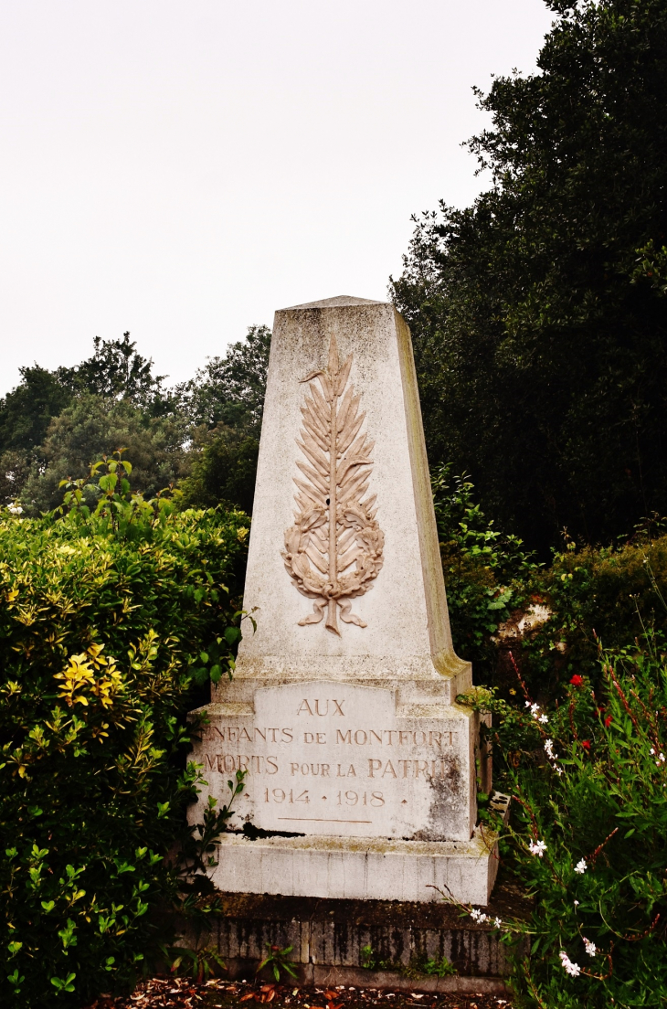 Monument aux Morts - Montfort-en-Chalosse