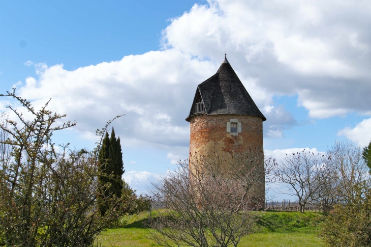 Ancien moulin à vent à Saint Michel de Laballe. - Parleboscq