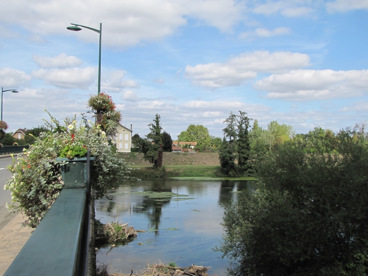 Le pont sur l'Adour - Saint-Sever