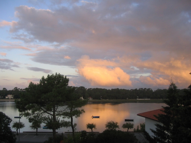 Coucher de soleil sur le lax - Soorts-Hossegor