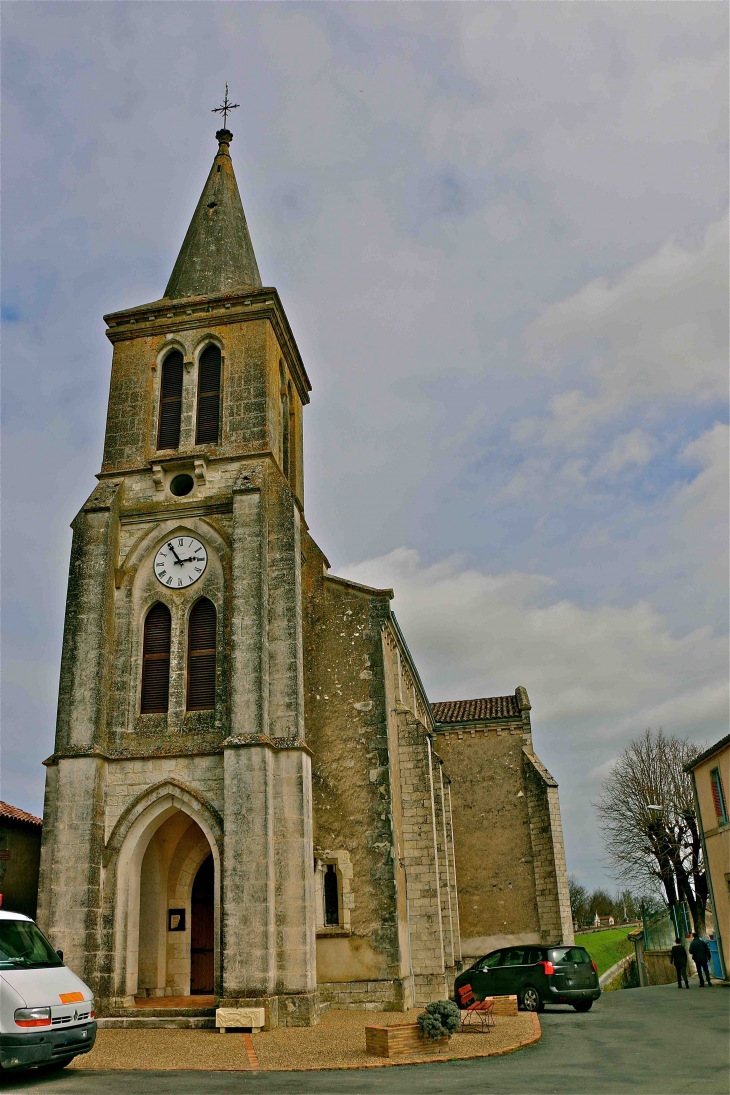 L'église saint Martin - Castelnaud-de-Gratecambe