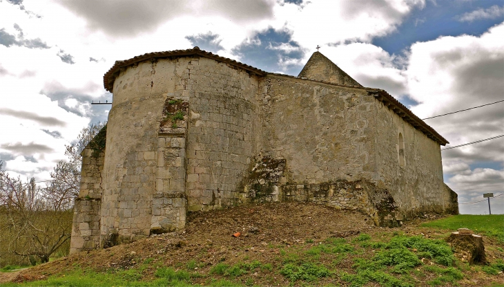 A Cauzac le Vieux. Eglise Saint Clair.