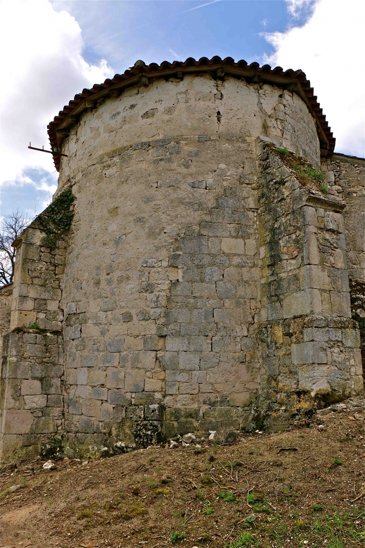 A Cauzac le Vieux. Eglise Saint Clair.