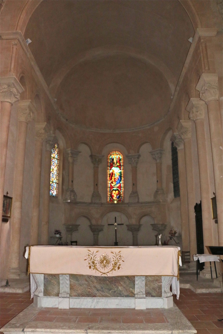 Le choeur de l'église Saint Germain - La Sauvetat-du-Dropt