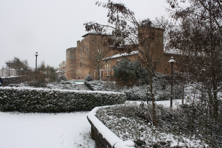 Sous la neige - Le Temple-sur-Lot