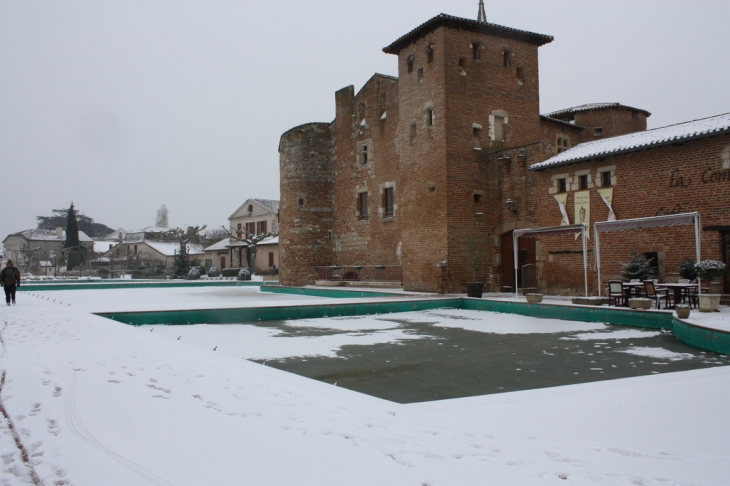 Sous la neige - Le Temple-sur-Lot