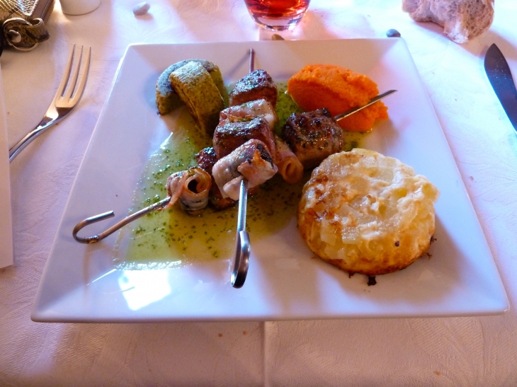 Assiette du restaurant  - Le Temple-sur-Lot