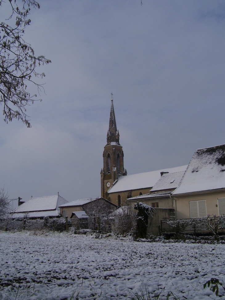 Lévignac enneigé - Lévignac-de-Guyenne