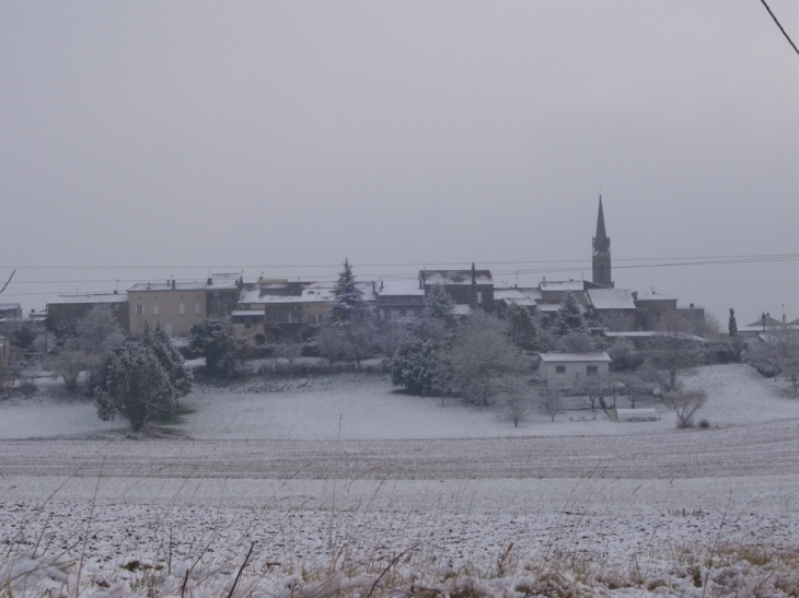 Lévignac enneigé - Lévignac-de-Guyenne