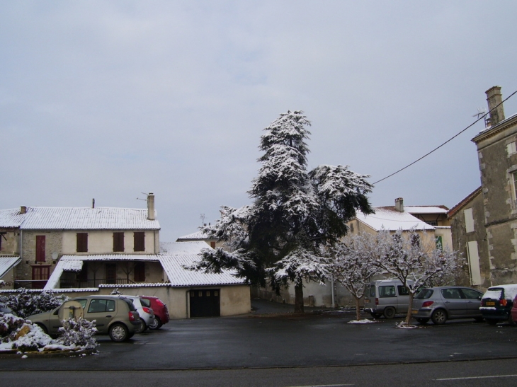 Lévignac enneigé - Lévignac-de-Guyenne