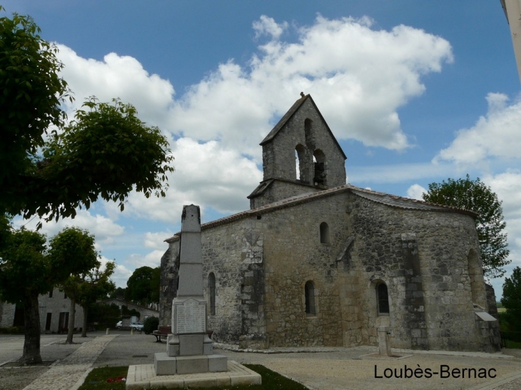 L'église - Loubès-Bernac