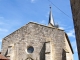 Photo suivante de Prayssas La façade occidentale de l'église Saint-Jean-Baptiste.