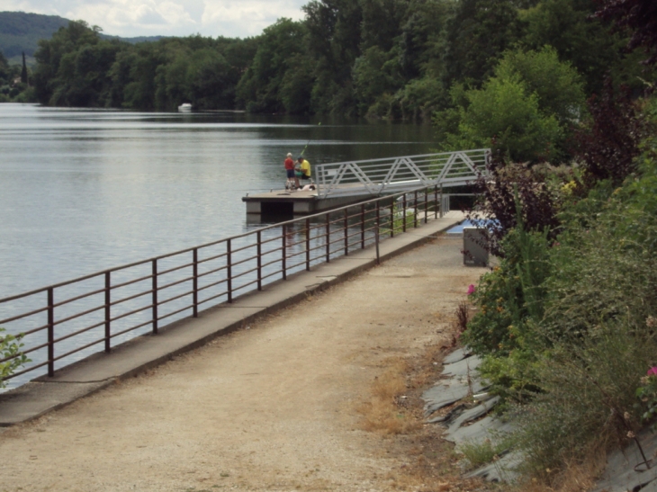 Vue des berges du camping - Saint-Sylvestre-sur-Lot