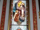 Ahetze (64210) vitrail  notre Dame du Rosaire,Mater purissima