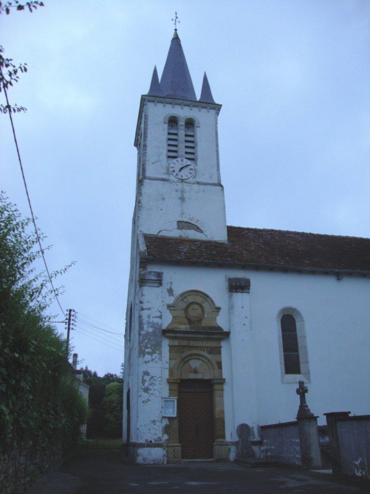 Aroue-Ithorots-Olhaïby (64120) à Aroue, église: la tour