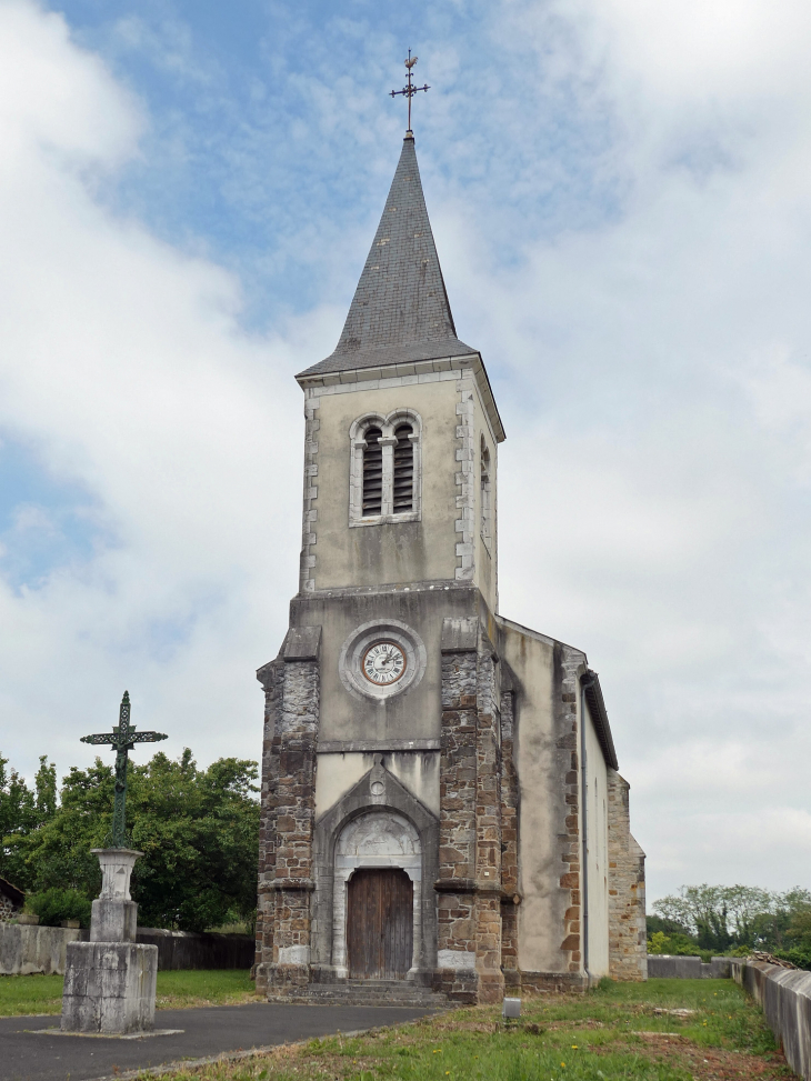 L'église de Bergouey - Bergouey-Viellenave