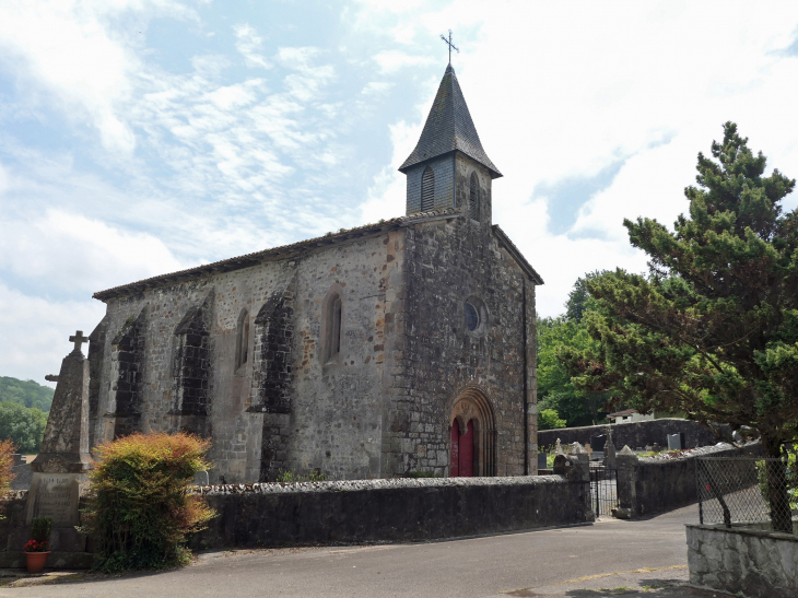 Vieillenave  : l'église - Bergouey-Viellenave