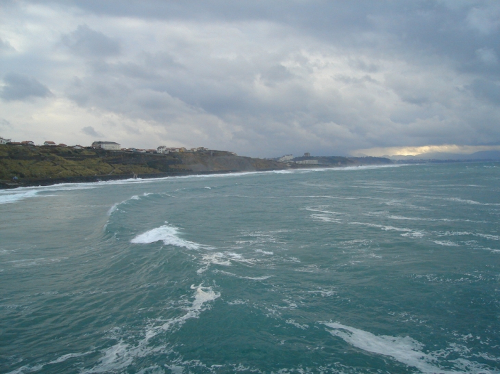 Côte en direction Bidart - Saint Jean de Luz - Biarritz