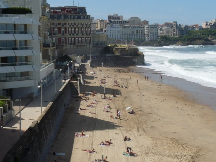 La plage Miramar - Biarritz