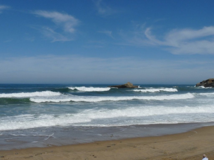 La plage Miramar - Biarritz