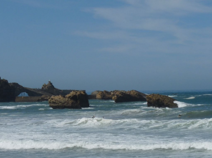 Les rochers de la grande plage - Biarritz