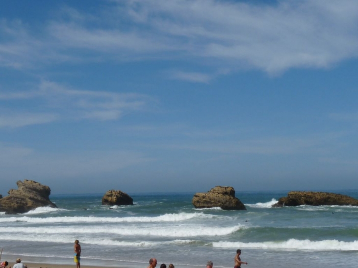 Les rochers de la Gd plage - Biarritz