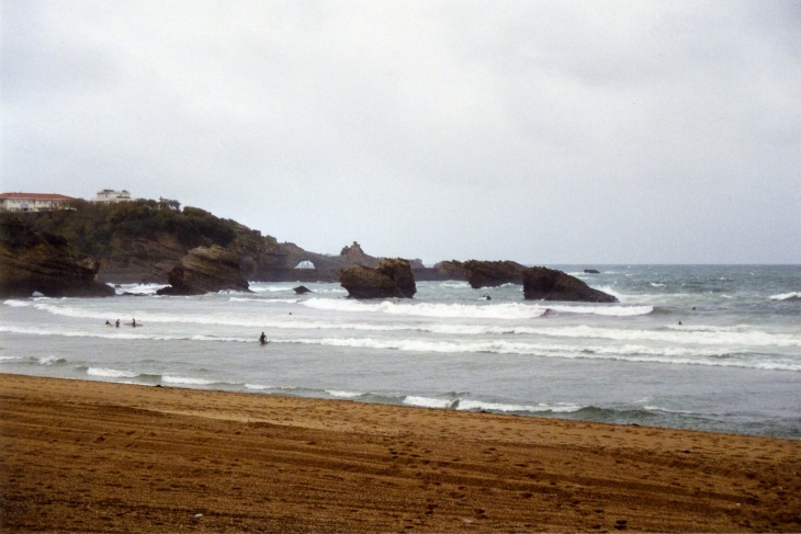 La plage en novembre - Biarritz