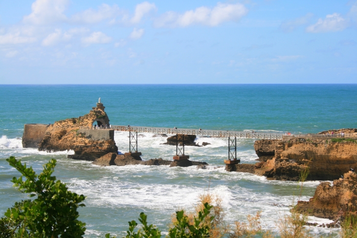 Le rocher de la Vierge - Biarritz