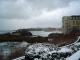 Neige sur Biarritz