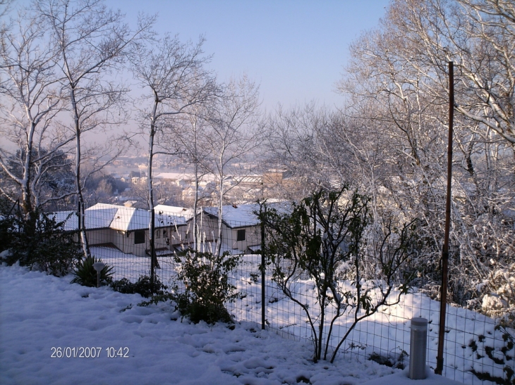 Boucau sous la neige